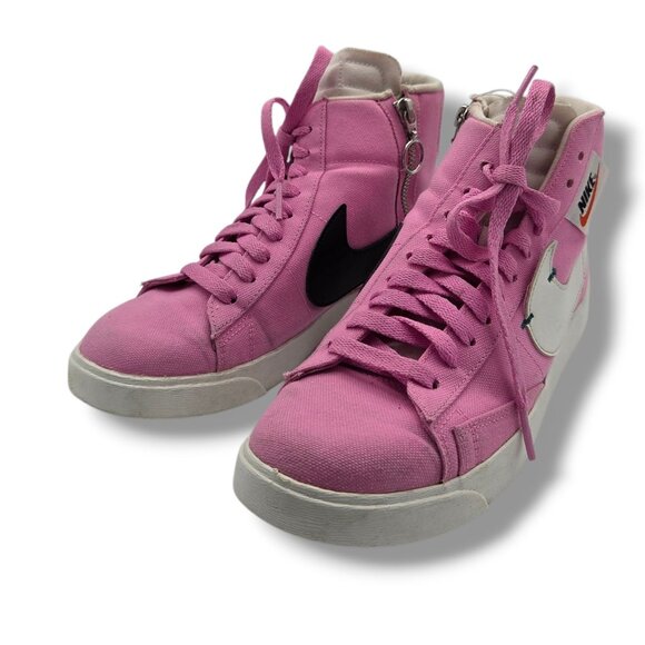 Nike Blazer Rebel Mid Sneakers Womens 7 Pink Skateboard BQ4022-602 - Picture 4 of 9